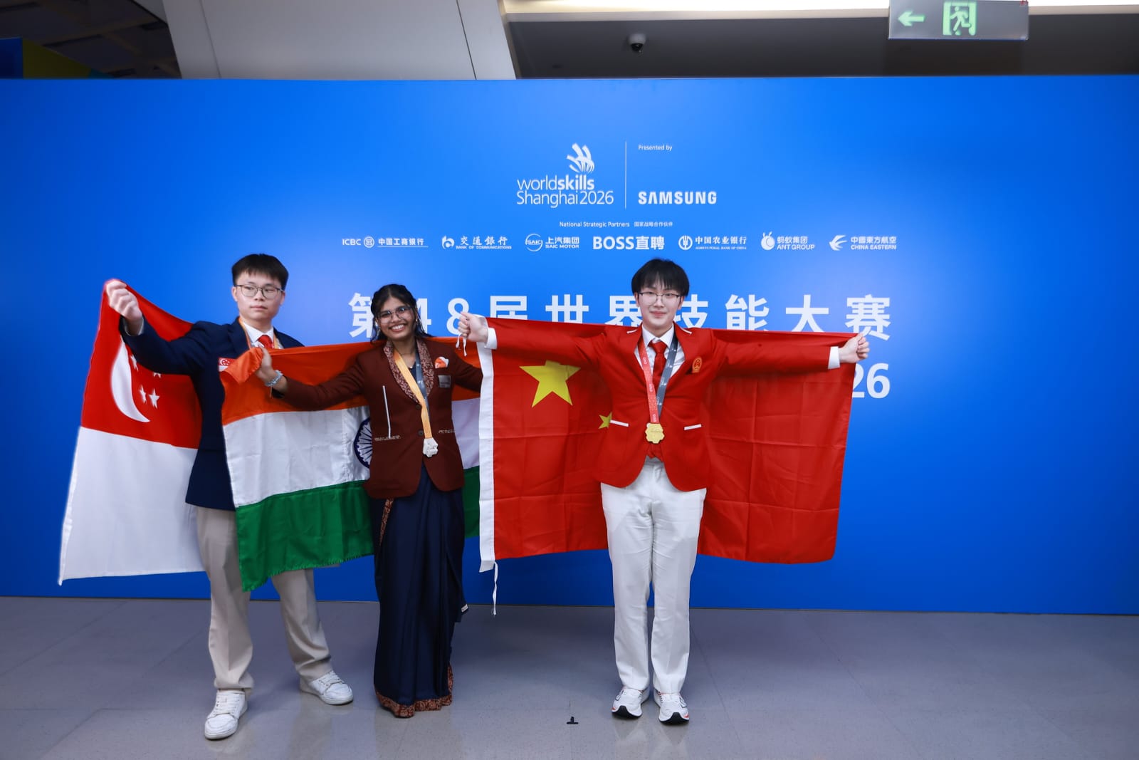 Mehrunisha Begum, a Hyderabad girl wins Silver Medal for India in Logistics & Freight Forwarding at WorldSkills Shanghai 2026